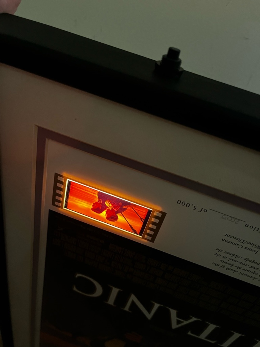 1998 TITANIC Limited Edition Light-Up Lithograph #2005/5000 | 35mm Film Cell - Picture 8 of 11